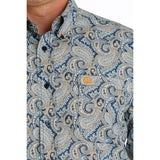 Men's Paisley Long Sleeve Button Down by Cinch