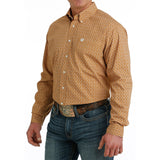 Cinch Men's Geo Print Long Sleeve Shirt