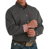 Cinch Men's Black Print Long Sleeve