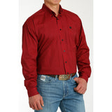 Cinch Men's Red Diamond Long Sleeve