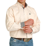 Men's Tencel Stripe Button Down Long Sleeve by Cinch