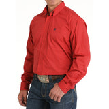 Cinch Men's Red Money Print Shirt