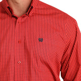 Cinch Men's Red Money Print Shirt