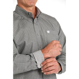 Cinch Men's Grey Print Shirt