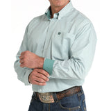 Cinch Men's Green Stripe Shirt