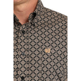 Cinch Men's Medallion Print Button Down