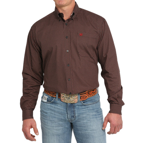 Cinch Men's Geo Print Button Down