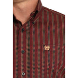 Cinch Men's Red Shot Shell Print Button Down