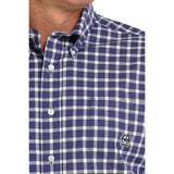 Cinch Men's Vintage Plaid Purple Shirt