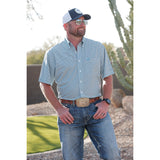 Cinch Men's ArenaFlex in White Geo Print