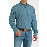 Cinch Men's ArenaFlex Teal Long Sleeve