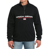 Cinch Men's Quarter Zip Flag Pullover