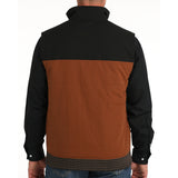 Men's Brown Reverse Vest from Cinch