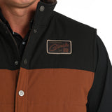 Men's Brown Reverse Vest from Cinch