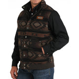 Men's Brown Reverse Vest from Cinch