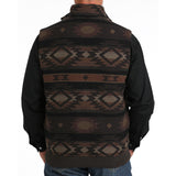 Men's Brown Reverse Vest from Cinch