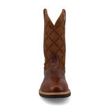 Twisted X Brown and Squash 12" Nano Toe Work Boot