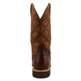 Twisted X Brown and Squash 12" Nano Toe Work Boot