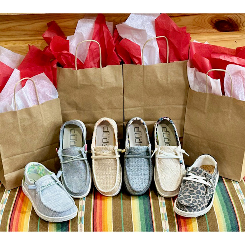 Gift Bag of HeyDude shoes