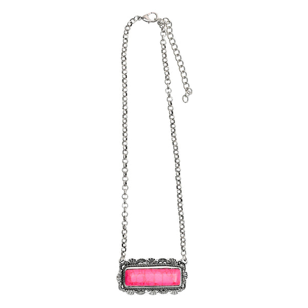 West and Company Pink Bar Necklace – Western Edge, Ltd.