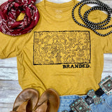 Texas True Threads Gold Branded Tee