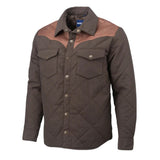 Resistol Men's Brown Yoke Carob Shacket