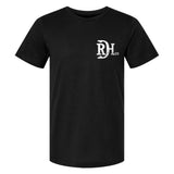 Red Dirt Men's Black Desert Nightfall Logo Graphic T-Shirt