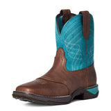 Ariat Women's Dark Brown & TQ Anthem Shortie