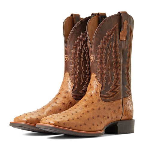 Ariat Men's Quantum Primo Full Quill Ostrich Boots