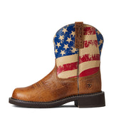 Ariat Women's Fatbaby Heritage Patriot Western Boot