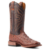 Ariat Men's Broncy Cinnamon Full Quill Ostrich Boots