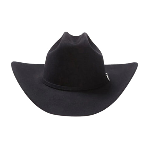 Stetson Black Lariat 5X Cowboy Hat - 4 5/8" Crown