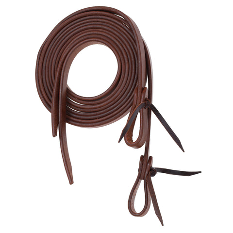 3/4" x 8' Oiled Harness Cow Leather Split Reins