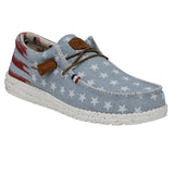 Hey Dude Wally American Denim Star Shoes