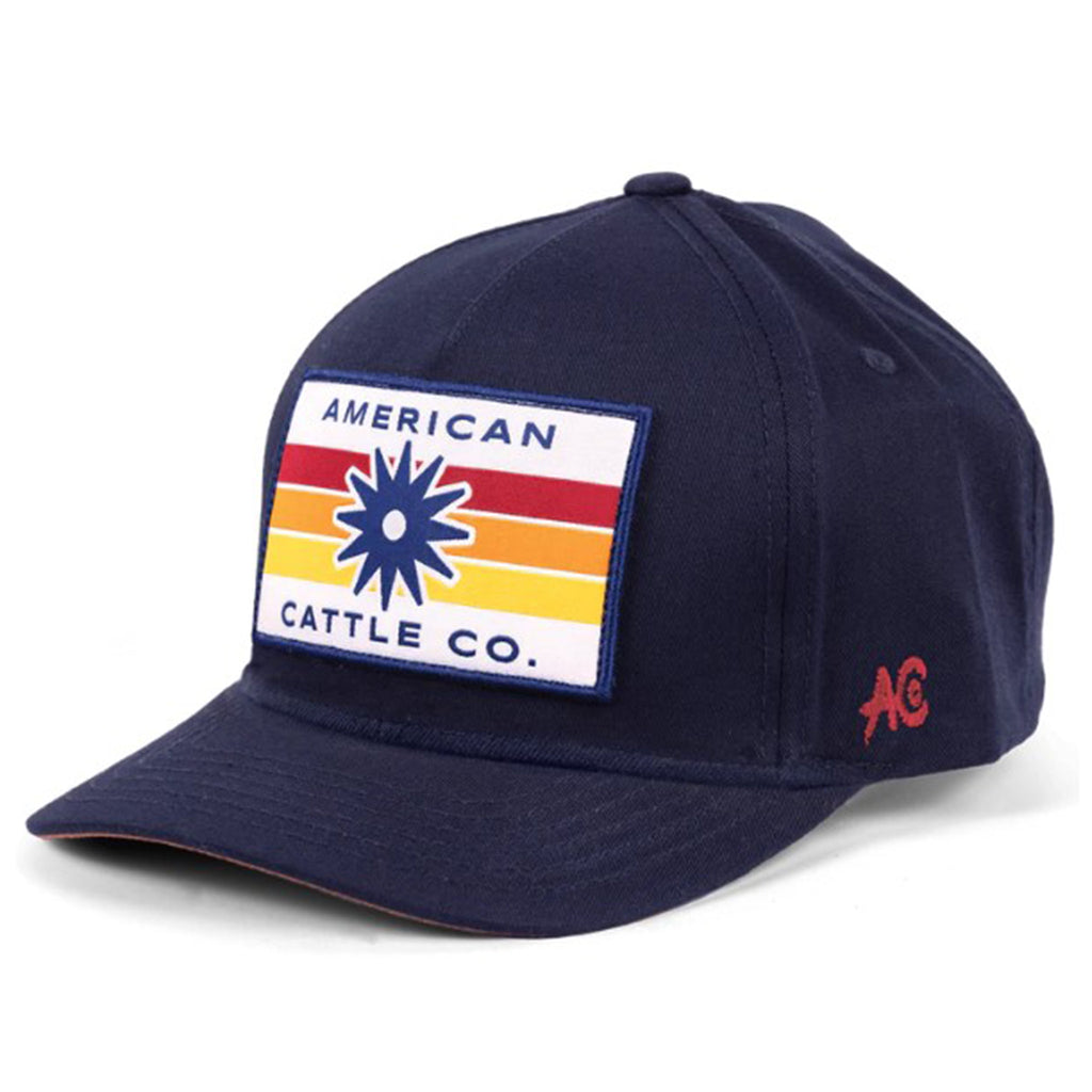 Rural Cloth Blue Retro Spur Cap