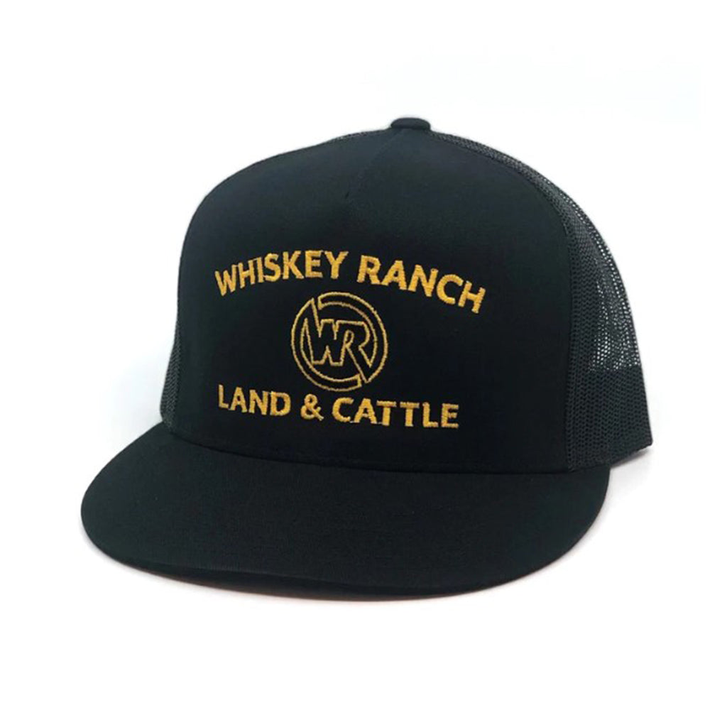 Whiskey Bent Black and Gold Land and Cattle Cap