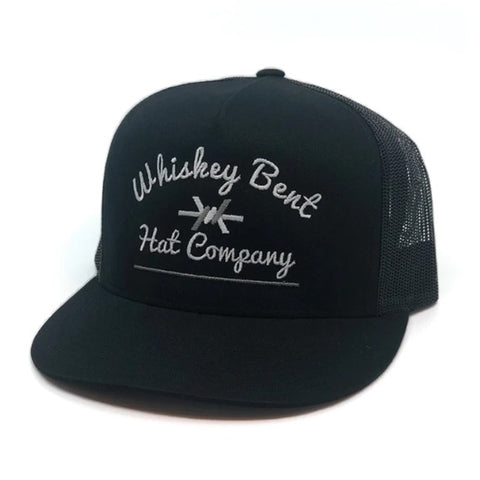 Whiskey Bent Hat Co Black Barbwire Cap