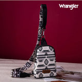 Wrangler Black Aztec Crossbody Purse