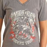 Rock & Roll Women's American Bronc V-Neck