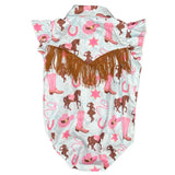 Shea Baby Infant/Toddler Horse Ruffle Onesie