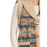 Cotton & Rye Women's Aztec Sherpa Vest