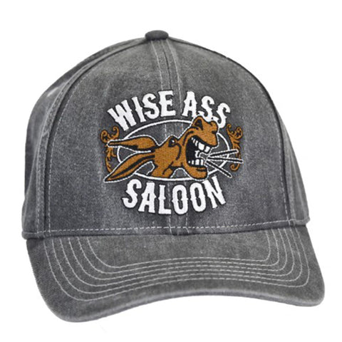 Cowboy Hardware Black Wise Ass Saloon Cap