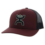 Hooey Youth Sterling Maroon & Black Cap