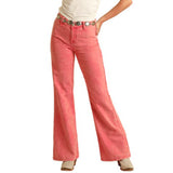 Rock & Roll Women's Pink Wide Flare