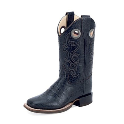 Jama Old West Kid's Black Western Boots