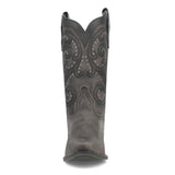 Dan Post Women's Grey Studded Scrolled Western Boots