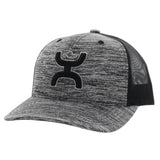 Sterling Grey & Black Snapback Cap by Hooey