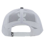 Sterling Grey & White Snapback Cap by Hooey