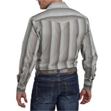 Roper Men's Multi Grey Stripe Long Sleeve