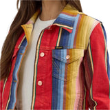 Wrangler Women's Lainey Wilson Serape Jean Jacket